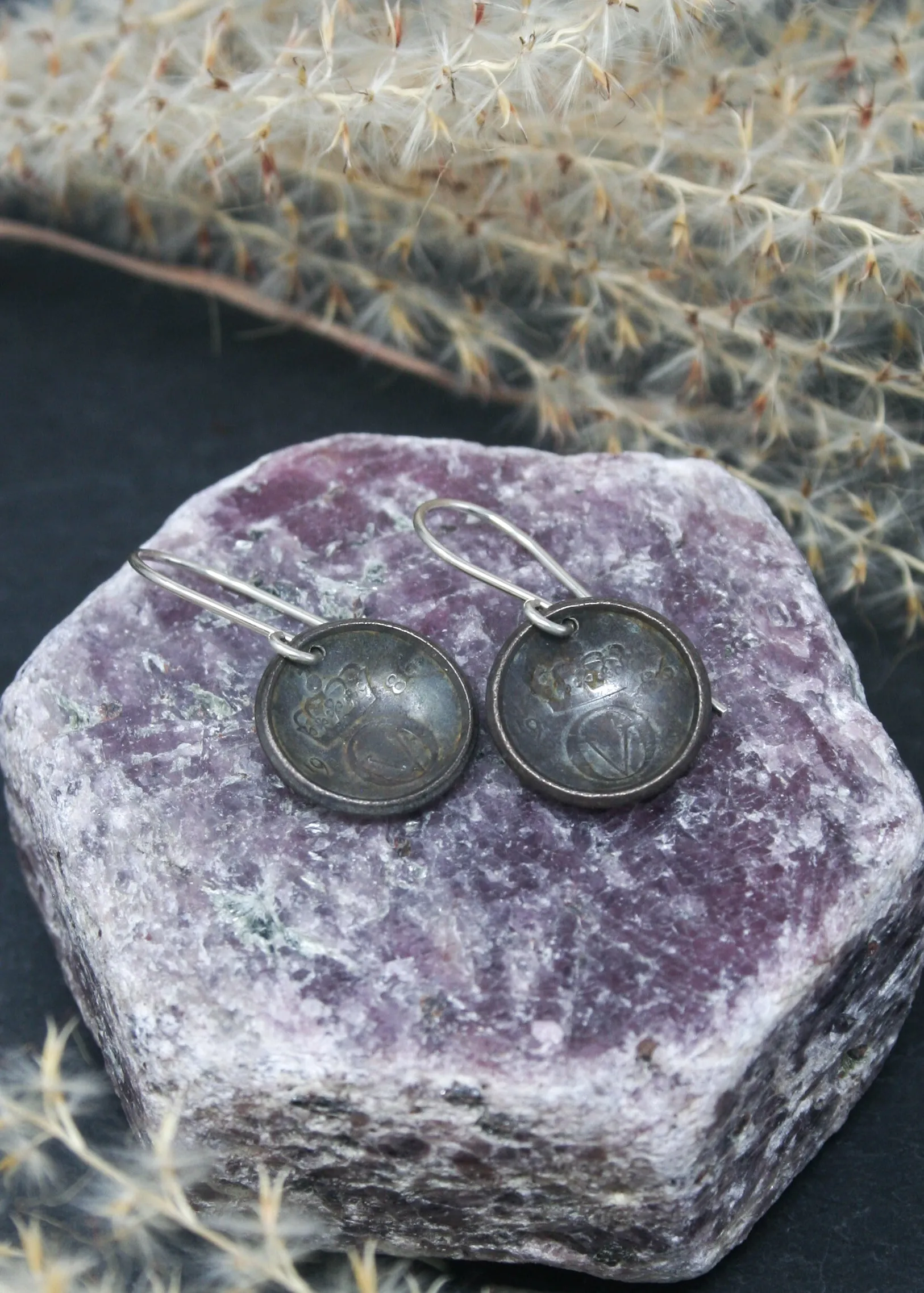 Norway World Coin Earrings