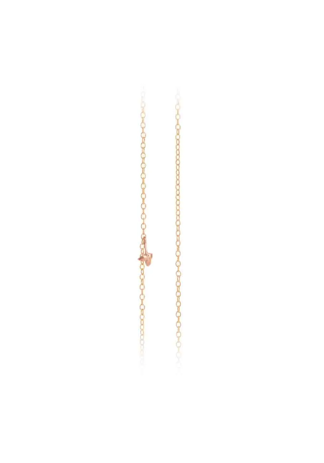 Ole Lynggaard Lotus Twisted 18K Yellow & Rose Gold Leaf Chain | 31.5"