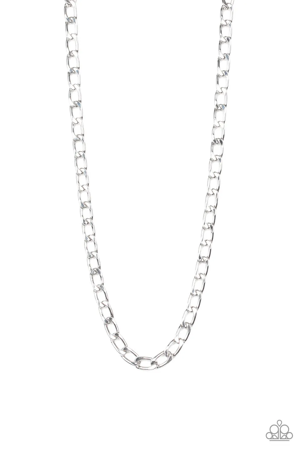 Paparazzi Accessories - Big Win - Silver Necklace