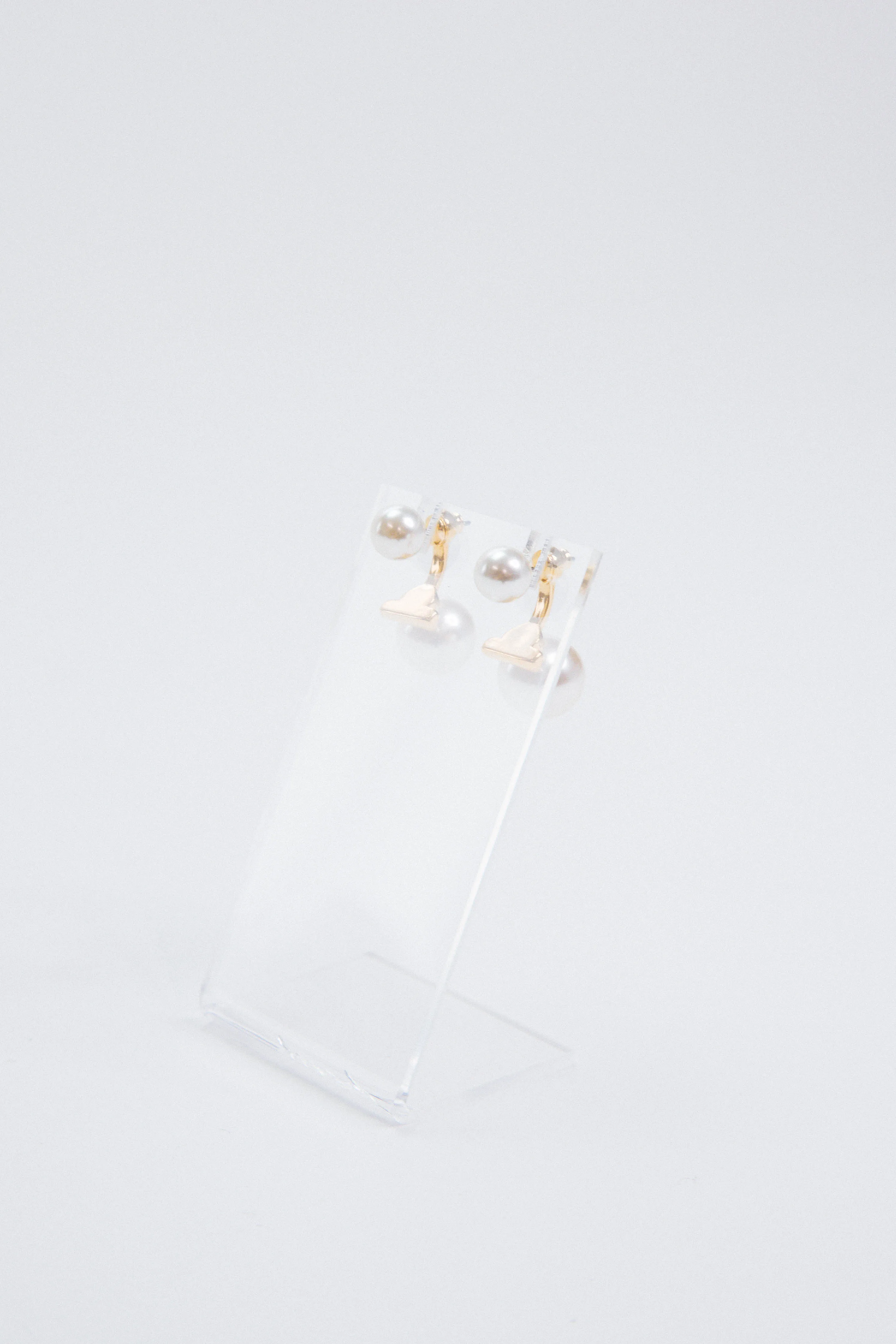 Pearl Bar Earring, Gold