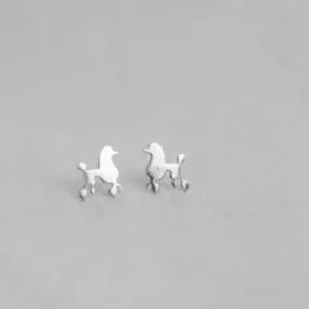 Poodle Stud Earrings