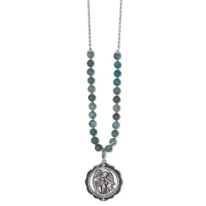 Protection Angel Medallion Necklace