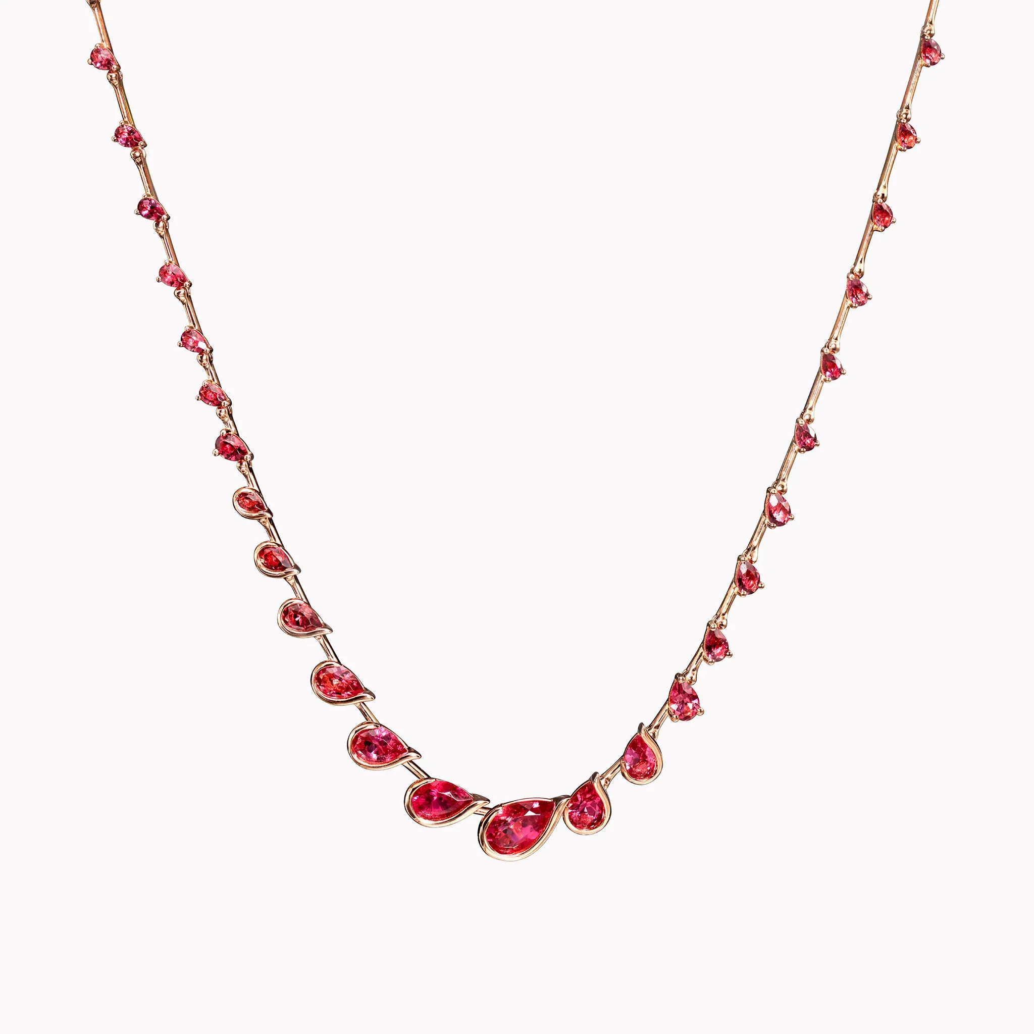 Rubellite Flicker Necklace