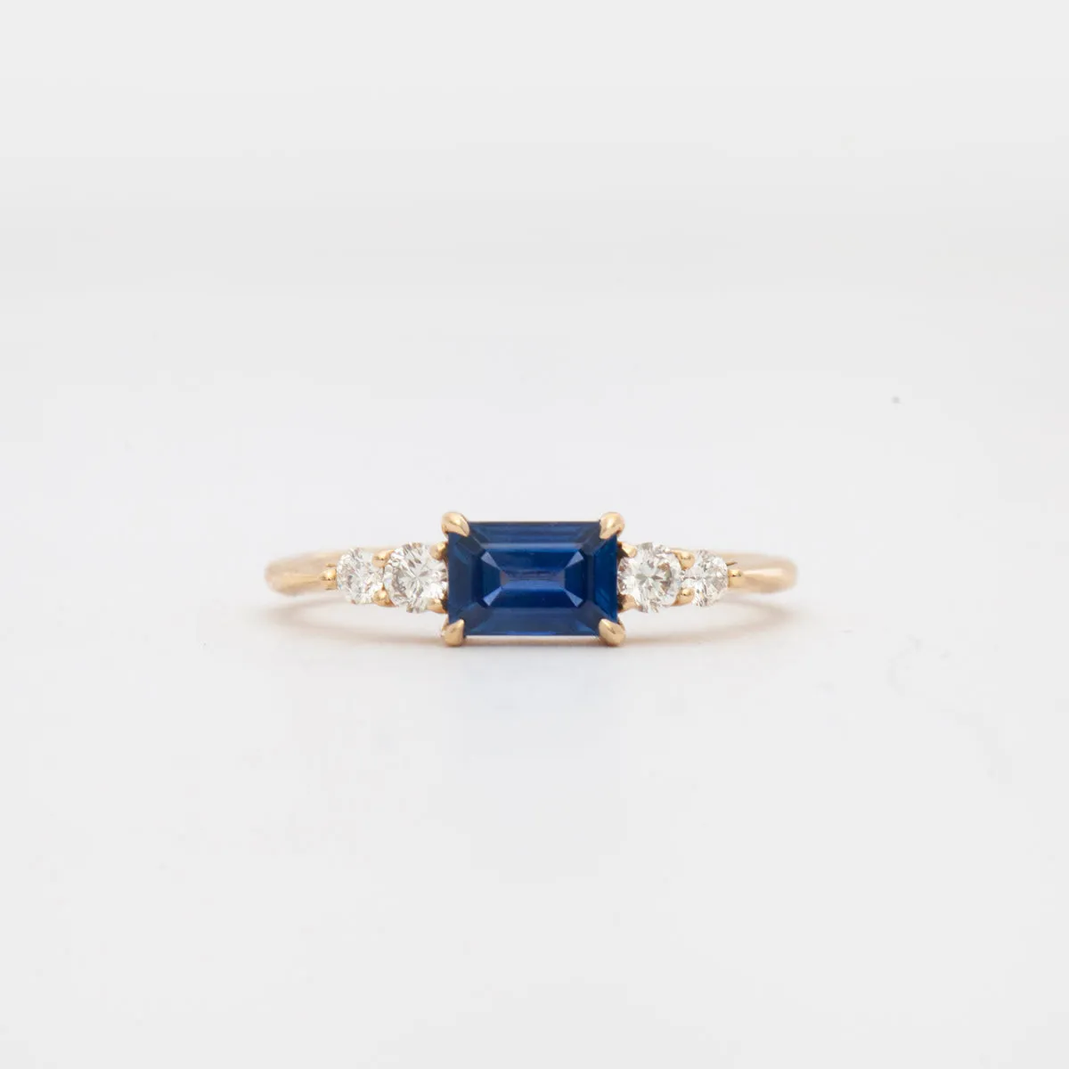 Sapphire Five Stone Bea Ring