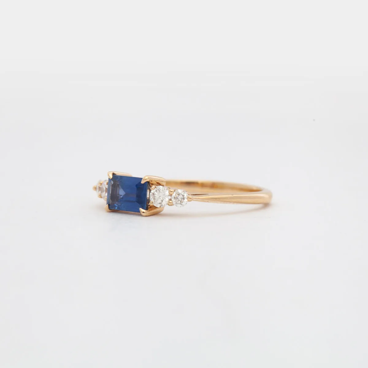 Sapphire Five Stone Bea Ring