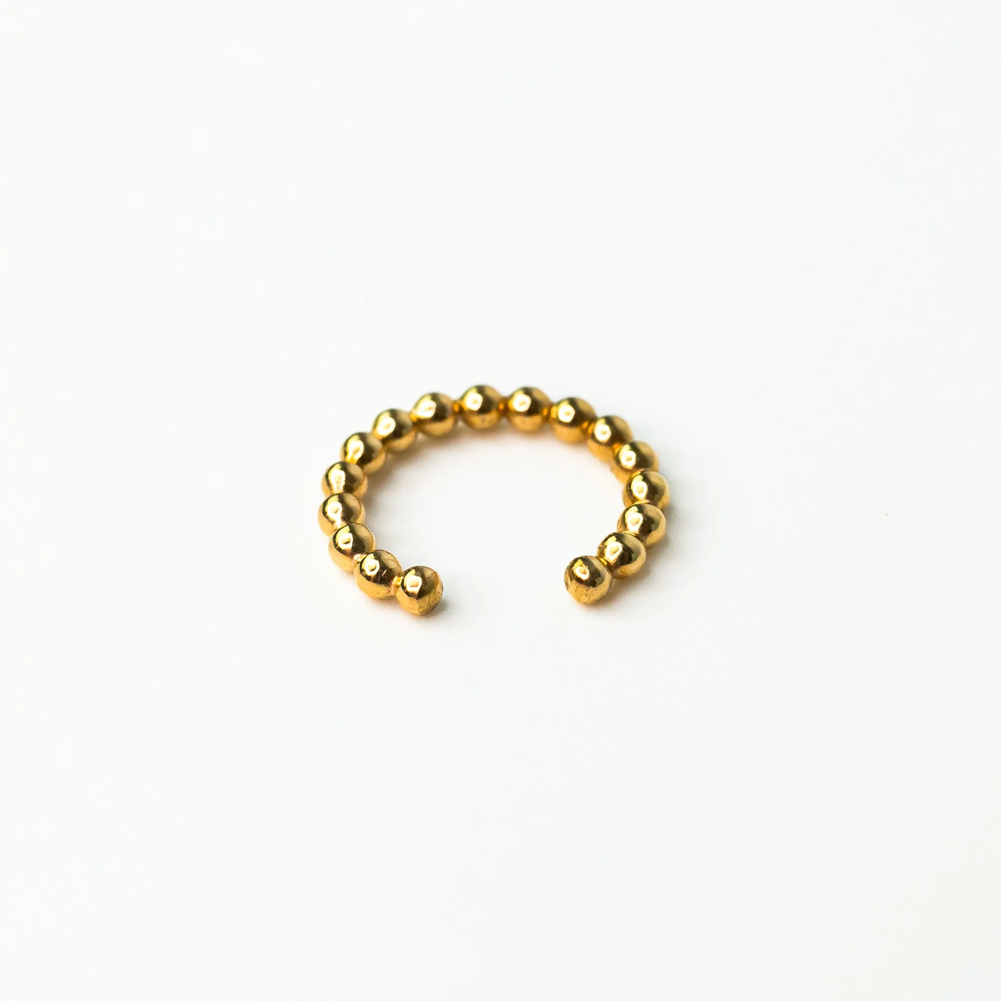 Shimmer Dot Ear Cuff Set - Mixed Metal Duo