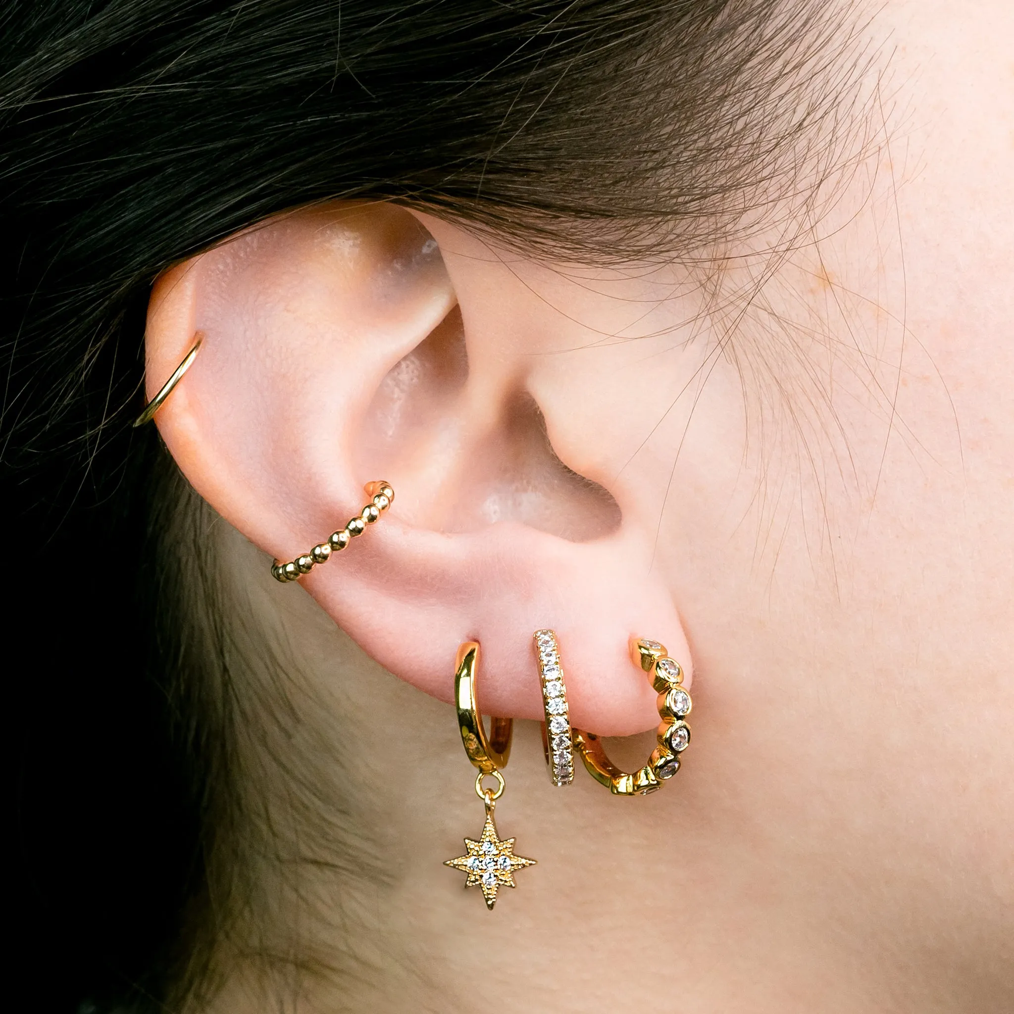 Shimmer Dot Ear Cuff