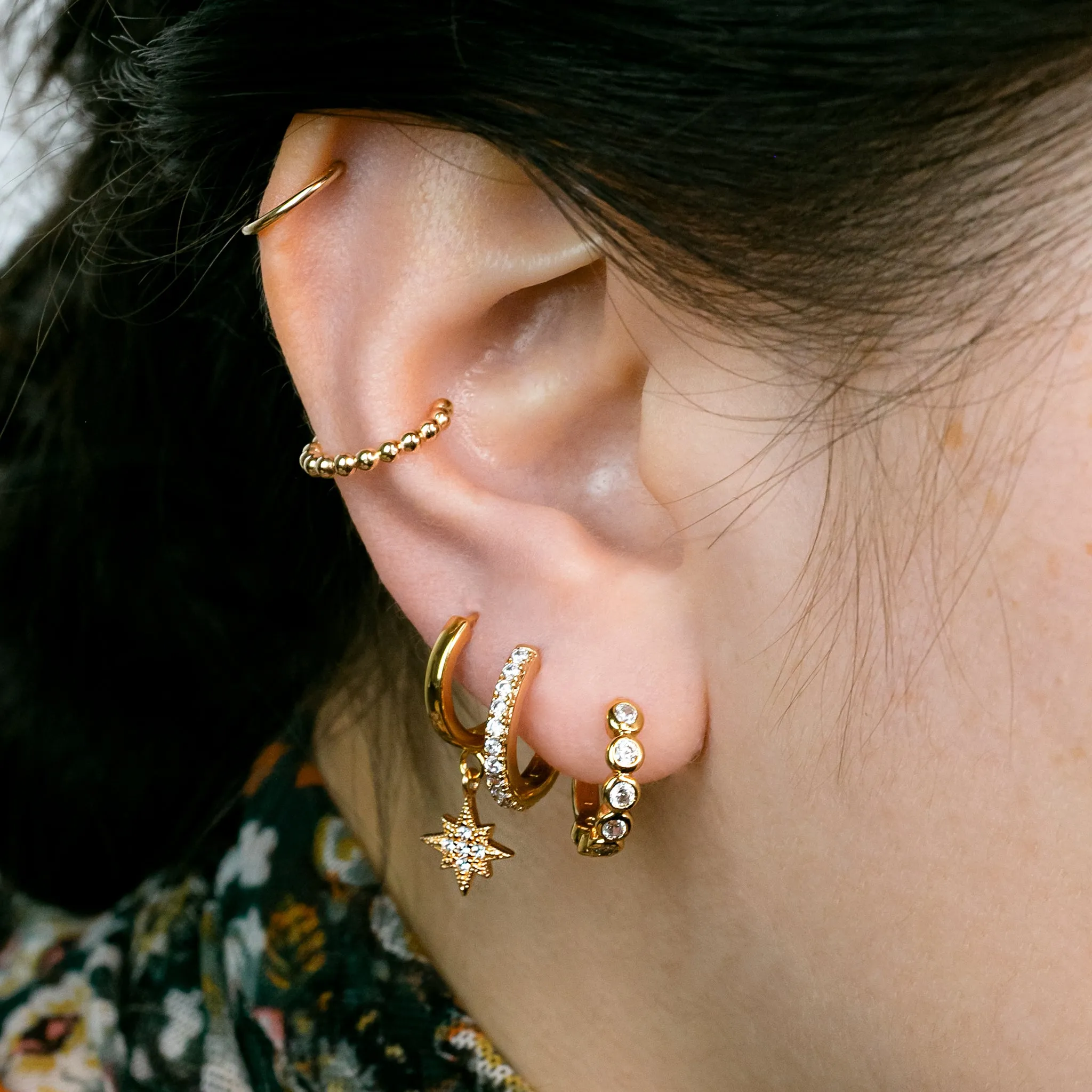 Shimmer Dot Ear Cuff