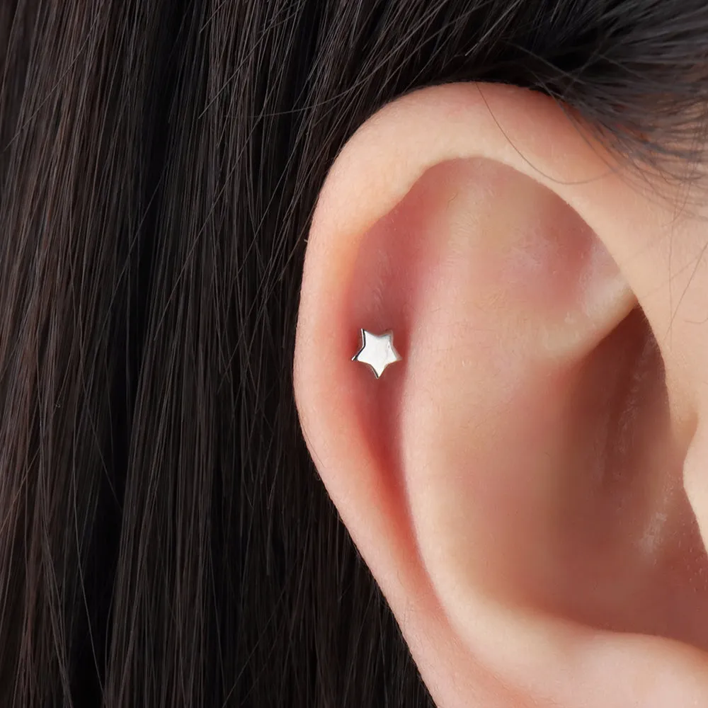 Simple Little Star Stud