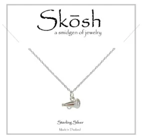 Skosh Silver Megaphone Necklace