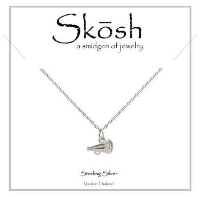 Skosh Silver Megaphone Necklace