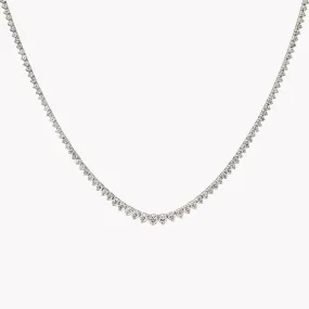 Small Graduated Diamond Necklace