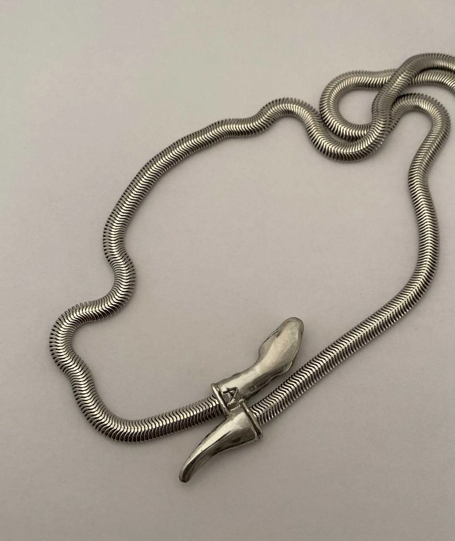 Snake Chain Necklace in silver- Ready to Ship