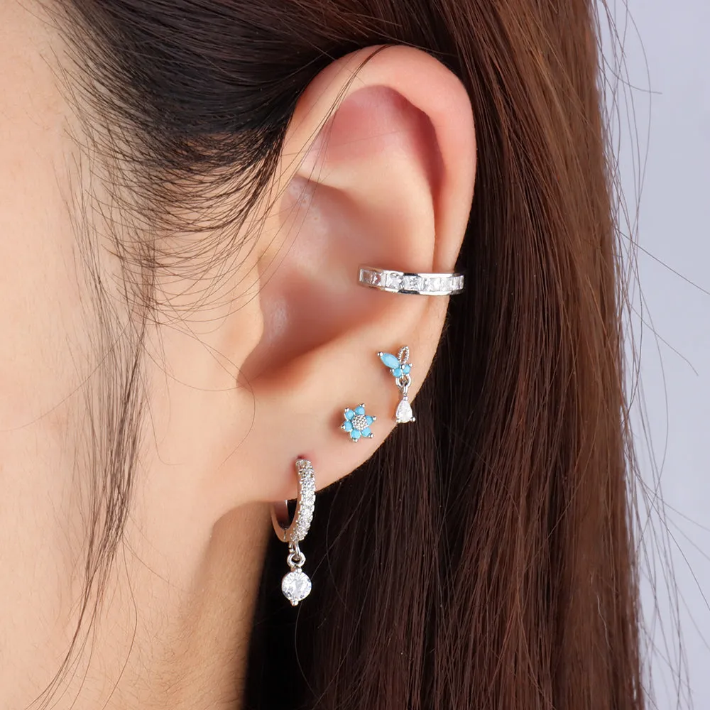 Sparkling Gem Basic Ear Cuff