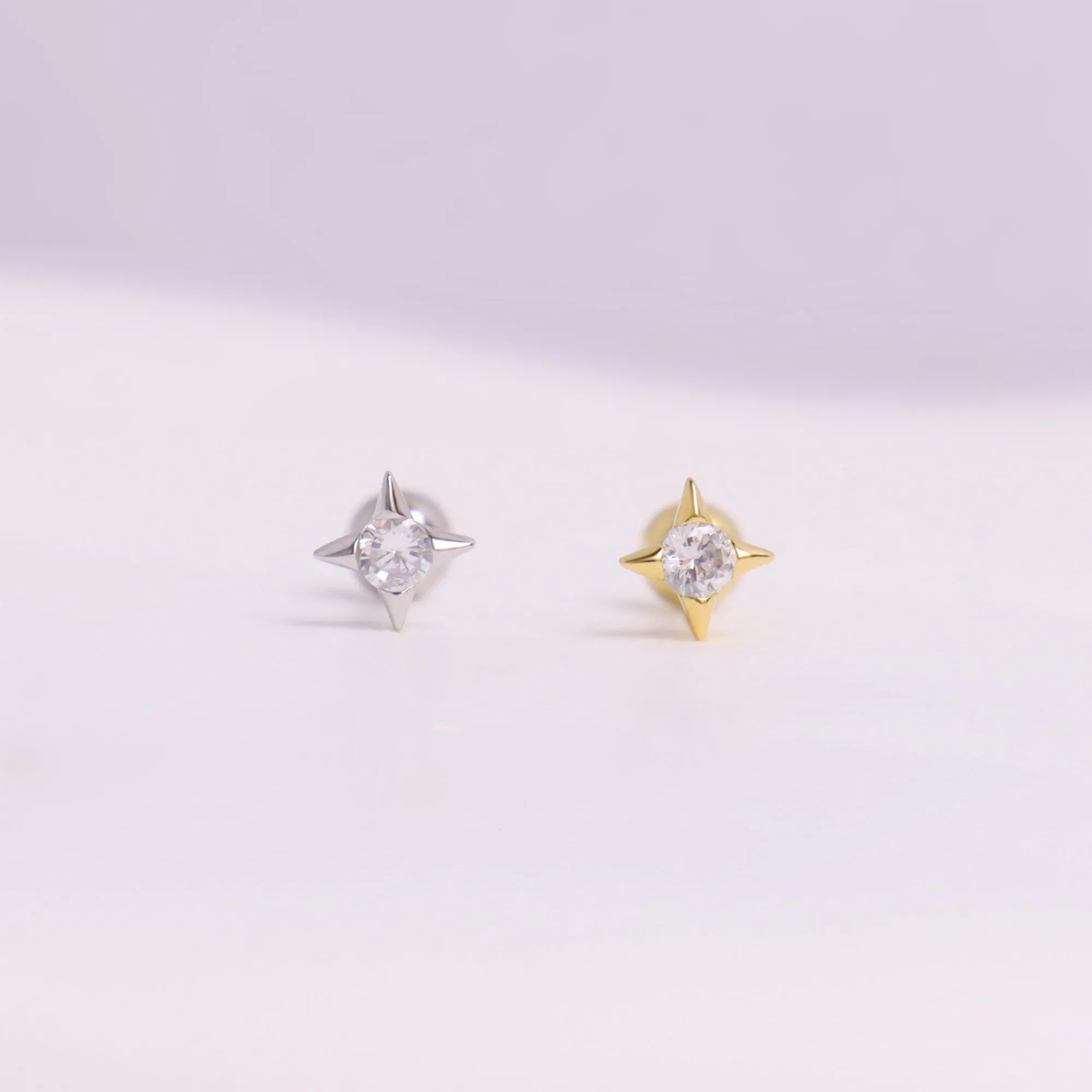 Sparkling Shiny Star Stud