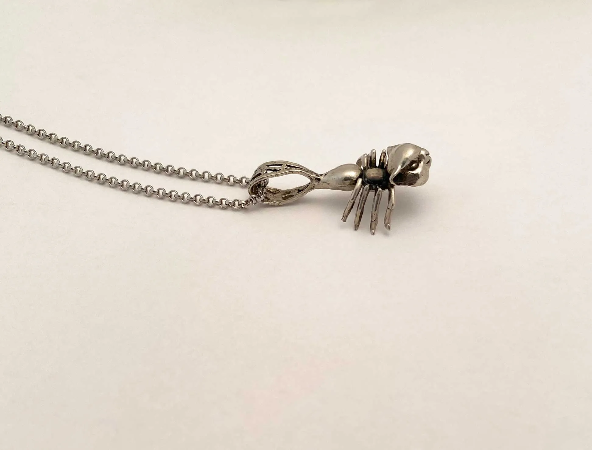 Spider Cat Necklace