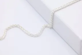 Sterling Silver 1.8 mm Wheat Chain, Wholesale Jewelry Making Wheat Chain