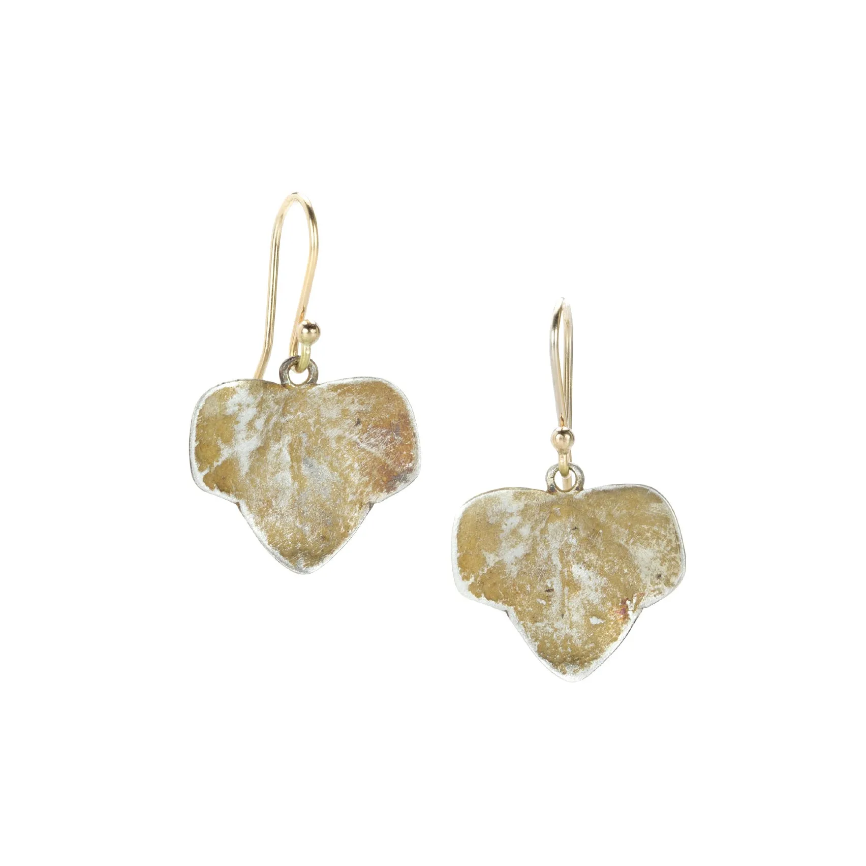 Sterling Silver Ivy Leaf Earrings