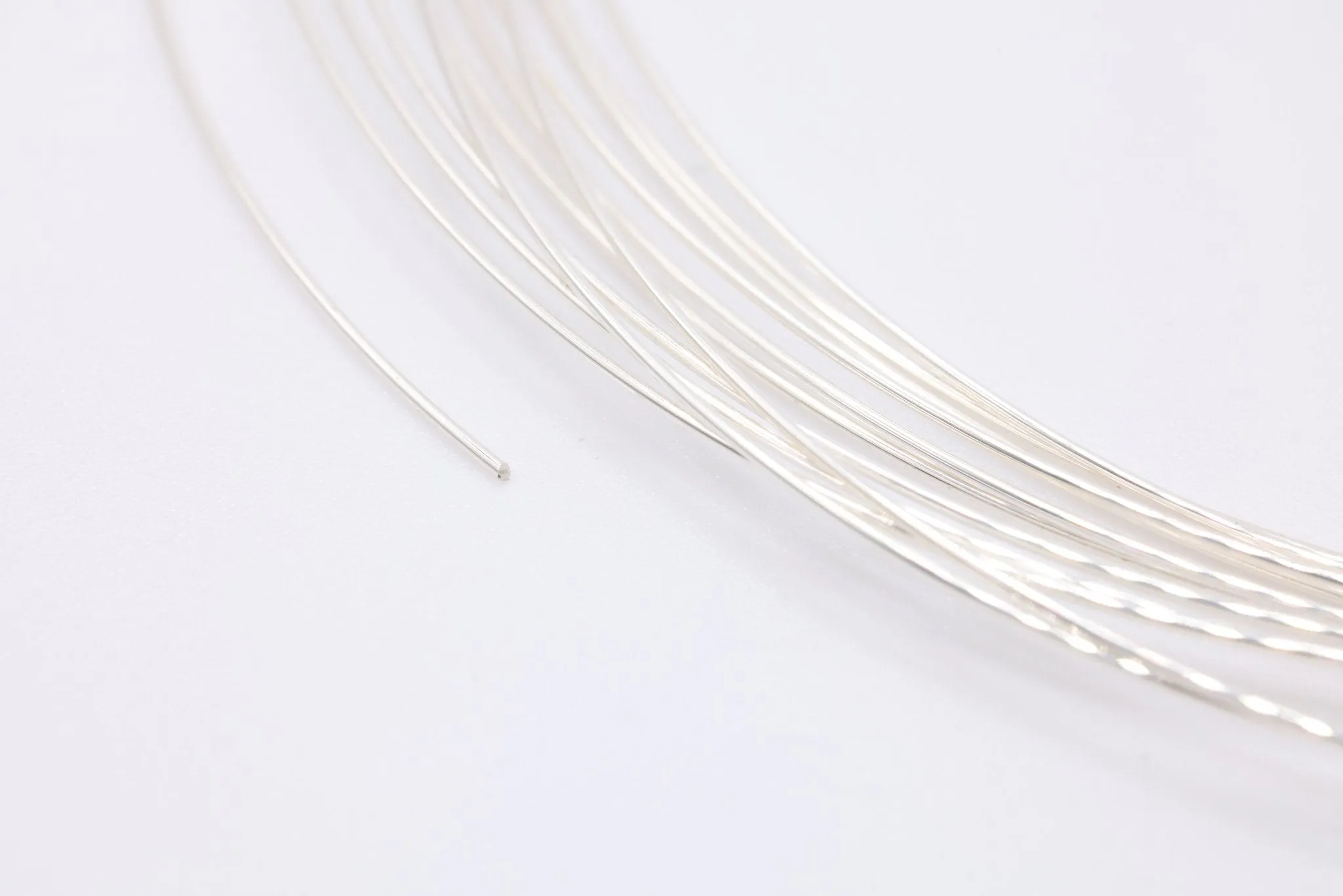 Sterling Silver Wire, 24 Gauge 0.5mm, Silver Wire, Half Hard Jewelry Wire