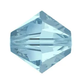 Swarovski 4mm Bicone - Aquamarine (10 Pack) XILION