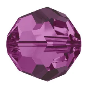 Swarovski 8mm Round - Fuchsia (10 Pack)