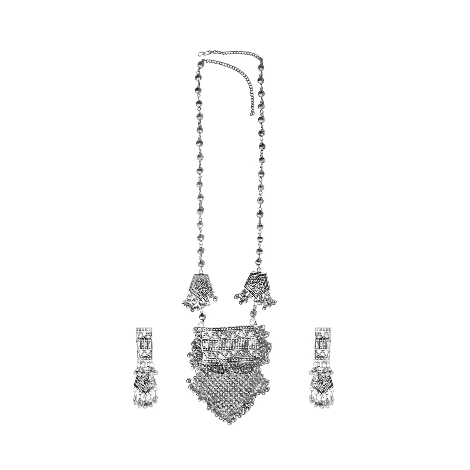 Teejh Simi Silver Oxidised Jewelry Gift Set