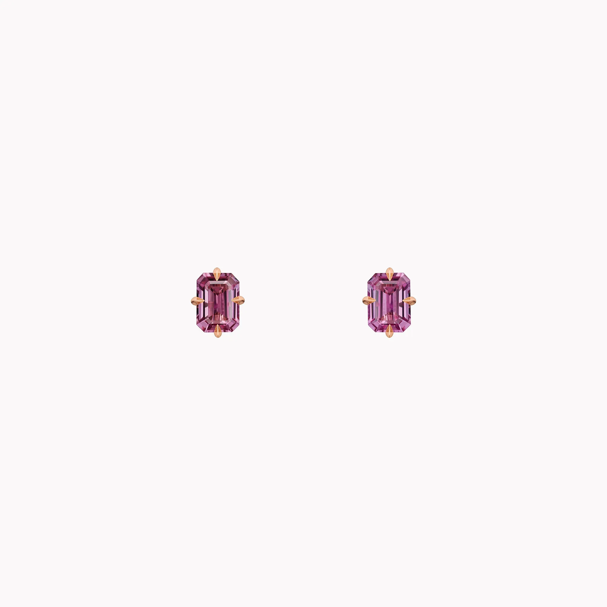 The Sloane Pink Sapphire Studs