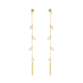 Theia - Vermeil & Sterling Linear Earring Backs