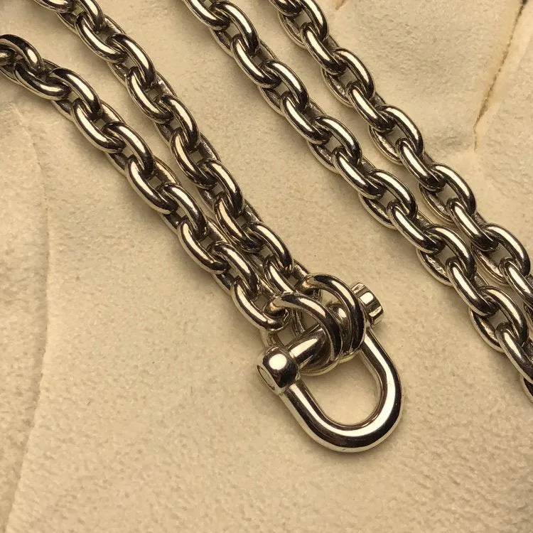 Thick Cable Chain Necklace Connector Link Clasp