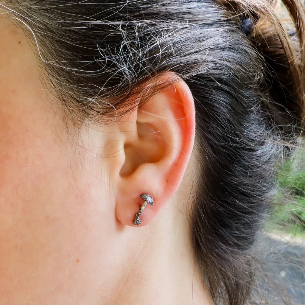 Tiny Mushroom Jewelry Set