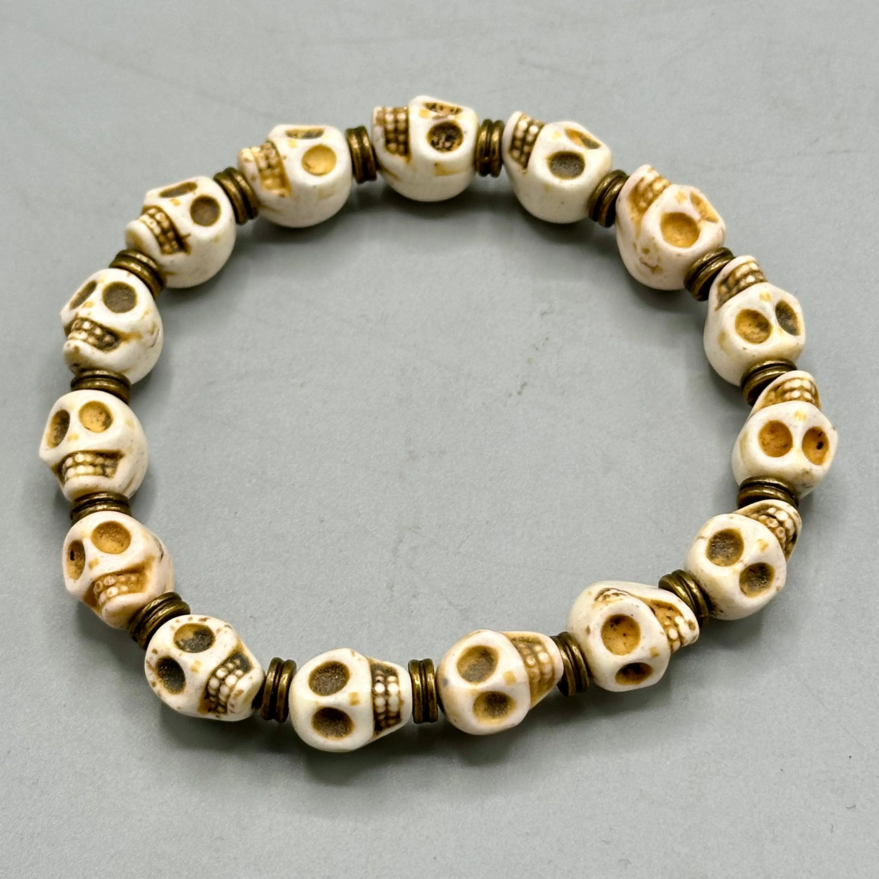 White Skulls Bracelet