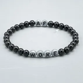 Woke AF Onyx Gemstone Bracelet